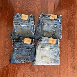 Bundle of 4 Abercrombie & Fitch Men’s Jeans